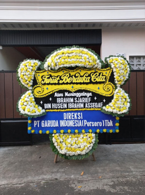 Papan Bunga Duka di Gerung