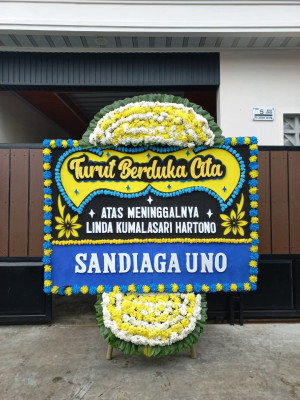 Papan Bunga Duka di Gerung